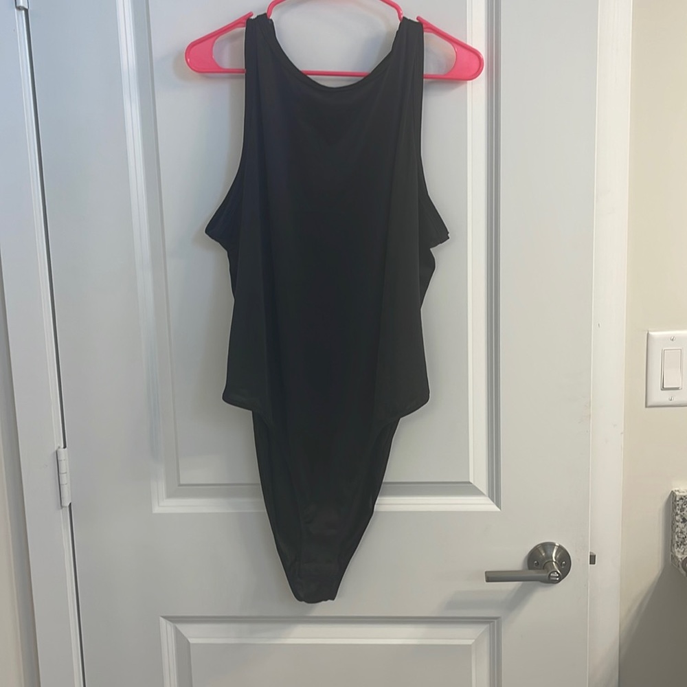 Shein CURVE Black Bodysuit